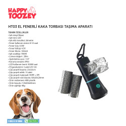 Happy Toozey HT03 Işıklı Pet Kaka Torbası - 5