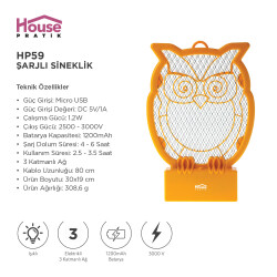 HP59 ŞARJLI SİNEKLİK - 3