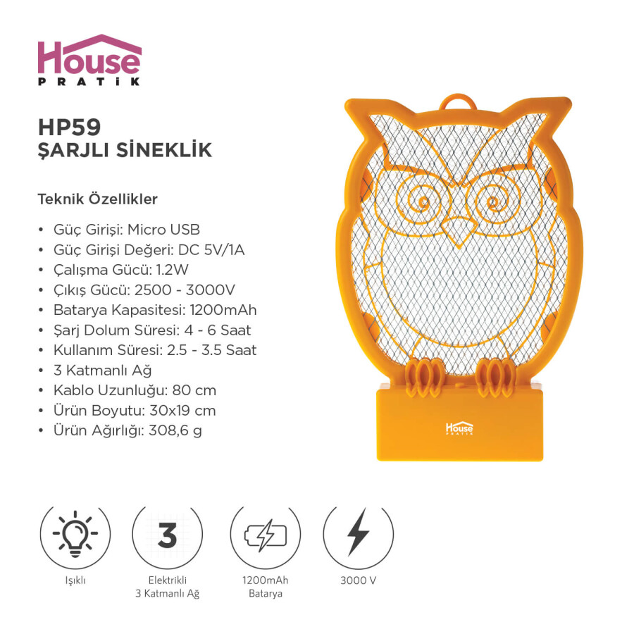 HP59 ŞARJLI SİNEKLİK - 3