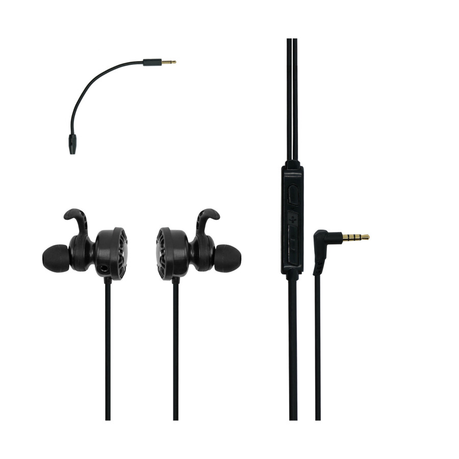 MF Product 0182 Kablolu Kulak İçi Gaming Kulaklık Siyah - 1
