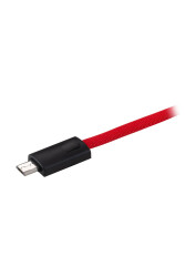 MF Product Jettpower 0047 Metal Başlıklı Örgülü 3A Micro Usb Hızlı Şarj Kablosu 20 cm Kırmızı	 - 4