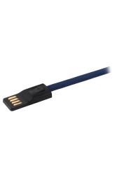 MF Product Jettpower 0047 Metal Başlıklı Örgülü 3A Micro Usb Hızlı Şarj Kablosu 20 cm Mavi	 - 5