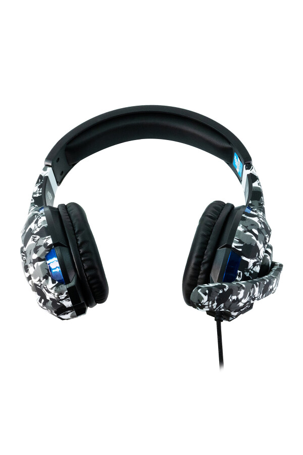 MF Product Strike 0539 Kablolu Kulak Üstü Kamuflajlı Gaming Kulaklık Siyah - 2