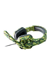 MF Product Strike 0541 Kablolu Kulak Üstü Kamuflajlı Gaming Kulaklık Yeşil - 3