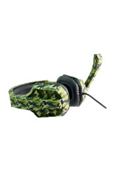 MF Product Strike 0541 Kablolu Kulak Üstü Kamuflajlı Gaming Kulaklık Yeşil - 4