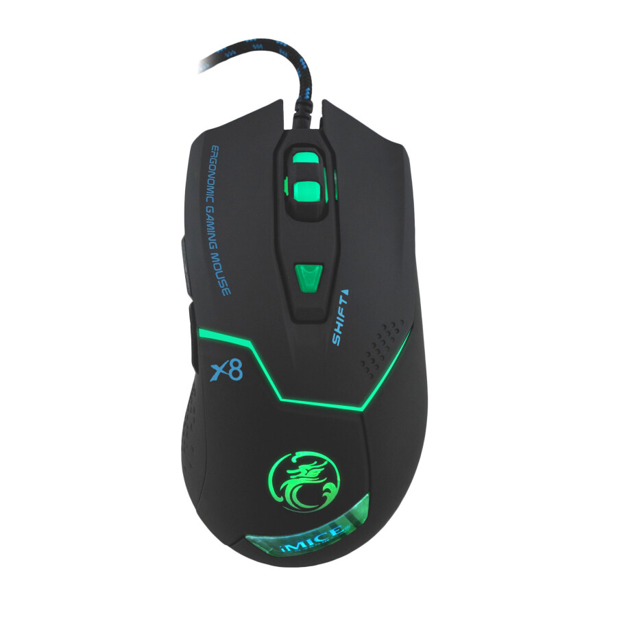 MF Product Strike 0609 Işıklı Kablolu Gaming Mouse Siyah - 1