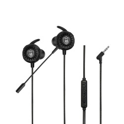 MF Product Strike 0639 Mikrofonlu Kablolu Kulakiçi Oyuncu Kulaklığı Siyah - 1