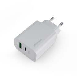 Polosmart PBS117 Ouick Şarj 3.0 PD Çıkış 20W Adaptör Duvar Şarjı Beyaz - 1