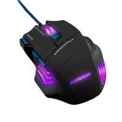 Polosmart PGM07 Gaming Mouse + Mouse Pad Mavi - 5