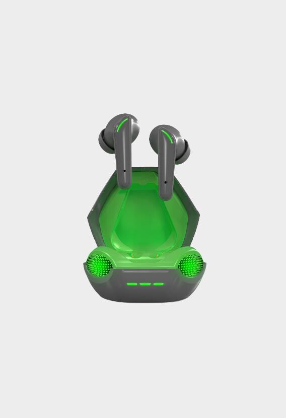 Polosmart PGS104 Kablosuz Kulak İçi Dokunmatik TWS Bluetooth 5.3 Gaming Oyuncu Kulaklık Gri - 4