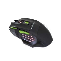 Polosmart PGS301 Kablolu RGB Aydınlatma 3200 DPI Ergonomik Tasarım Optik Gaming Oyuncu Mouse Siyah - 2