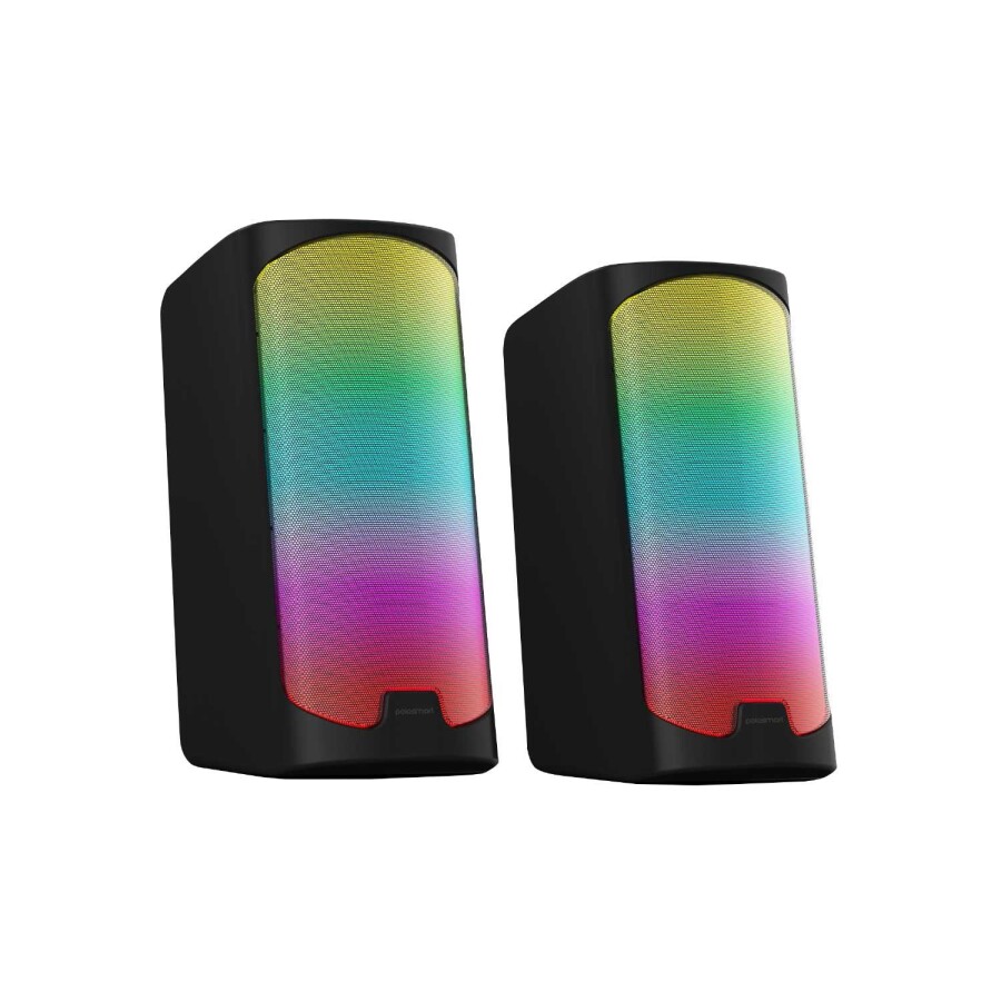 Polosmart PGS403 Kablolu Rainbow Led Aydınlatma Gaming Oyuncu Speaker Hoparlör Siyah - 1