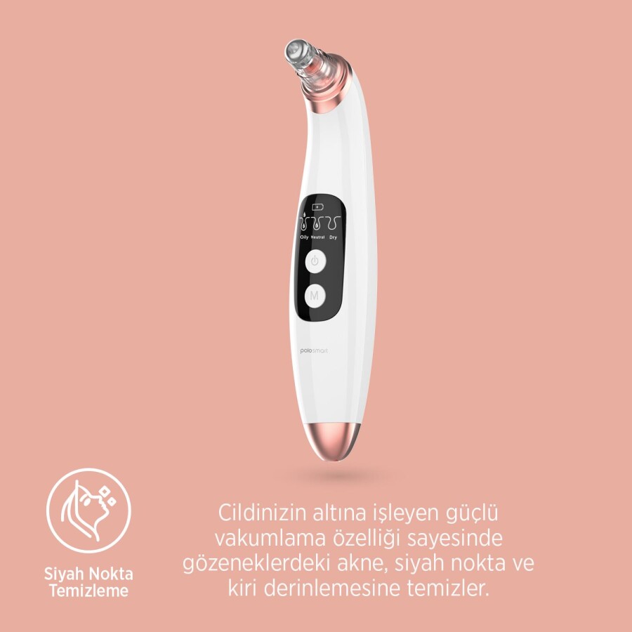 Polosmart PSC06 Vakumlu Siyah Nokta Temizleyici - 6