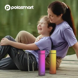 Polosmart PSH01 Dijital Göstergeli Termos 500 ML Yeşil - 4