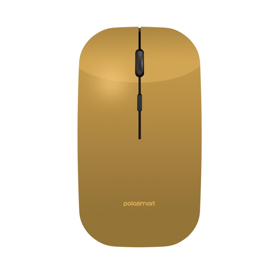 Polosmart PSWM15 Hibrit Bluetooth & Wireless Pilli Kablosuz Mouse Gold - 1