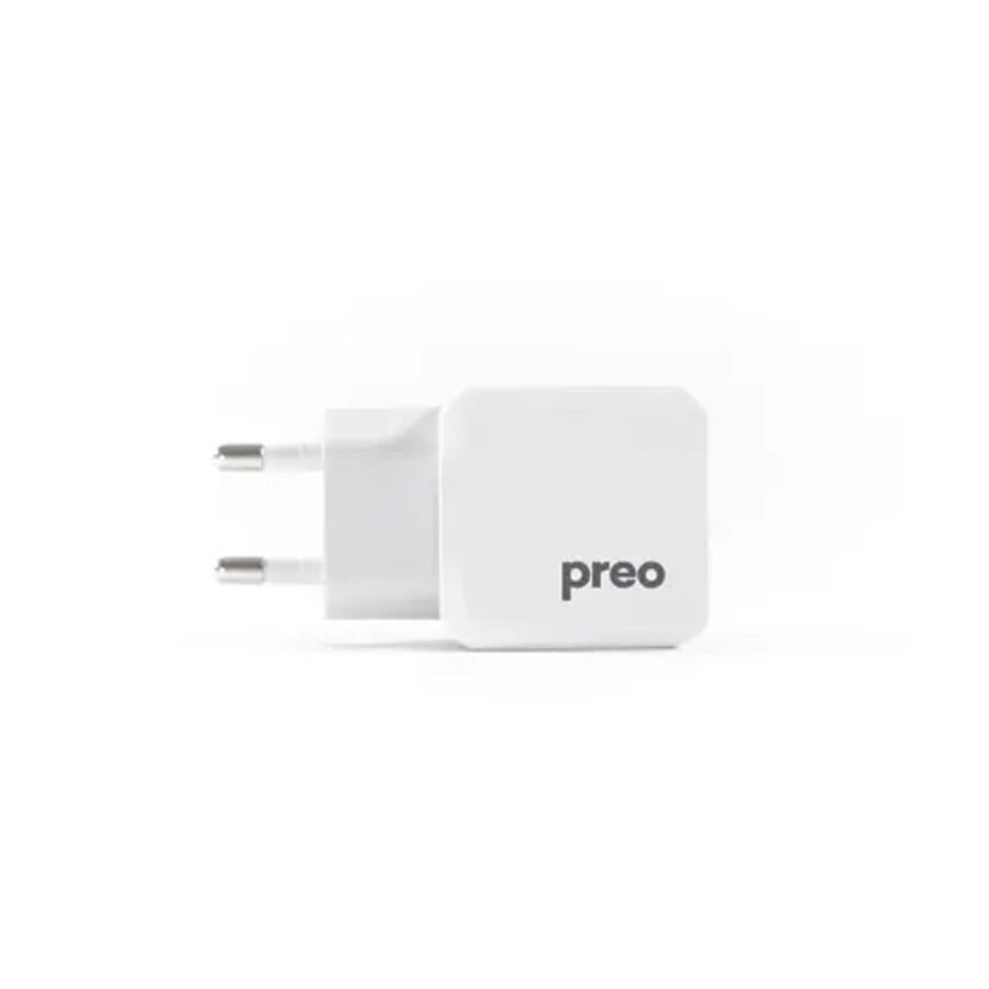 Preo My Power MMA02 Duvar Şarjı + Micro USB Kablo Beyaz - 1